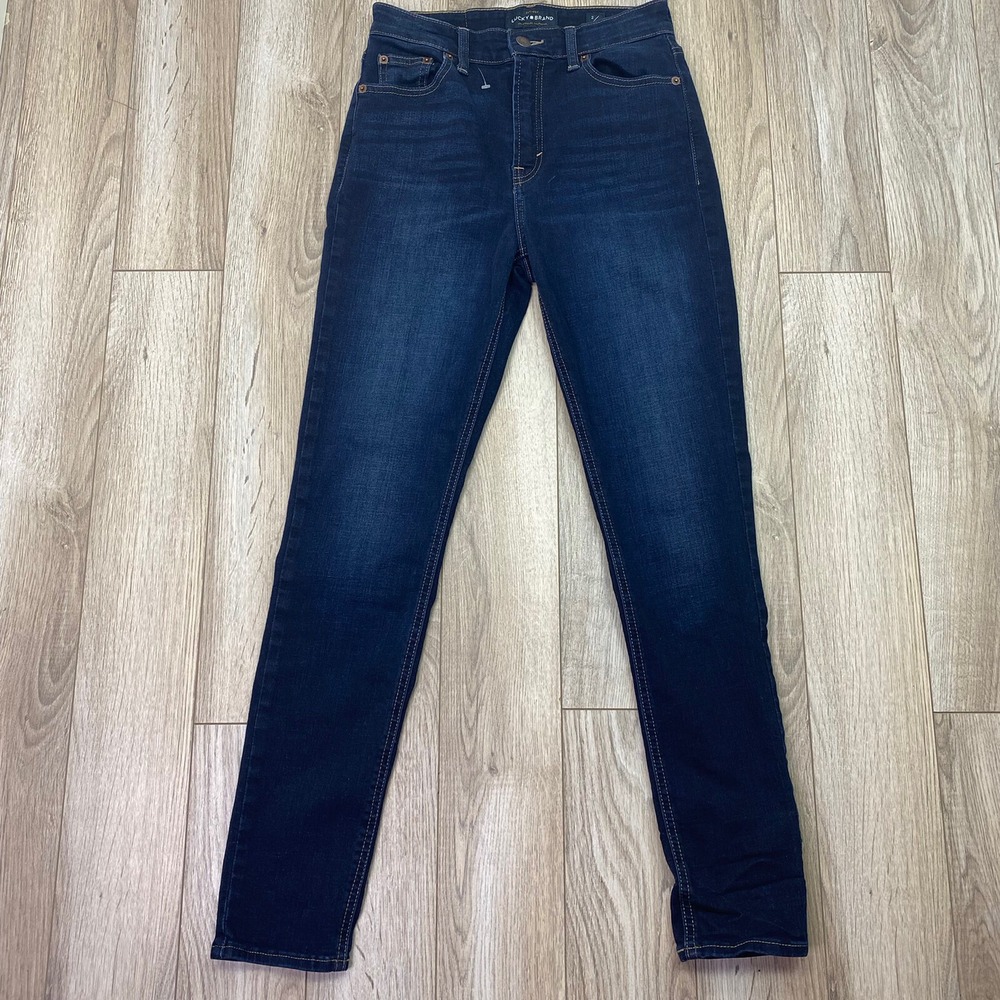 Lucky Brand Skinny Jeans Womens 2/26 Blue Stretch Denim
